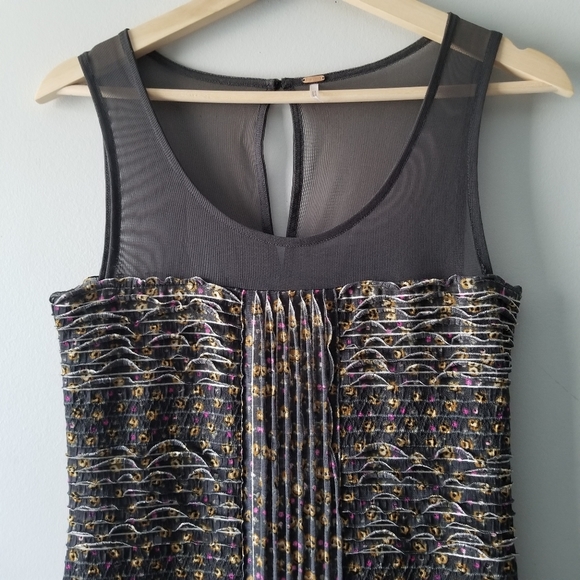 Free People Shimmy Ruffle Bodycon Dress Small - Picture 4 of 10